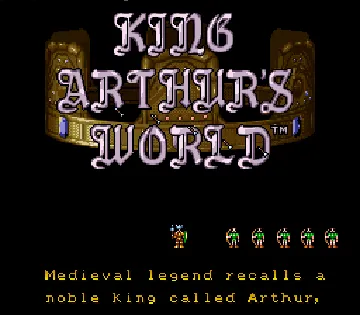 King Arthur's World (USA) (Beta) screen shot title